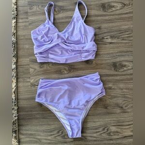 SHEIN Lavender Bikini Set